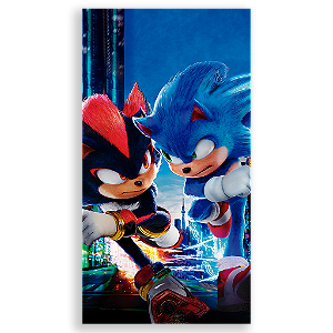 Capa Mini Faixa Lateral Sublimado - Sonic Shadow