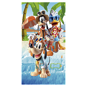 Capa Mini Faixa Lateral Sublimado - Mickey Pool Party
