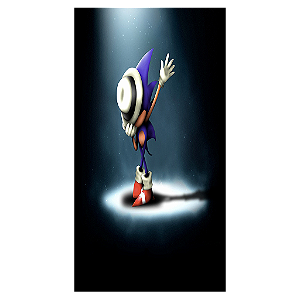 Capa Mini Faixa Lateral Sublimado - Sonic