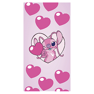 Capa Mini Faixa Lateral Sublimado - Lilo Stitch Angel
