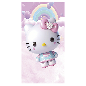 Capa Mini Faixa Lateral Sublimado - Hello Kitty