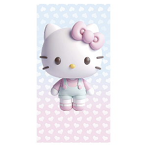 Capa Mini Faixa Lateral Sublimado - Hello Kitty