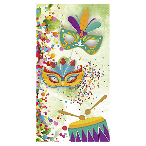 Capa Mini Faixa Lateral Sublimado - Carnaval