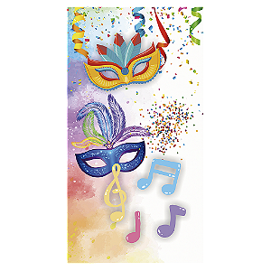 Capa Mini Faixa Lateral Sublimado - Carnaval
