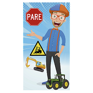 Capa Mini Faixa Lateral Sublimado - Blippi