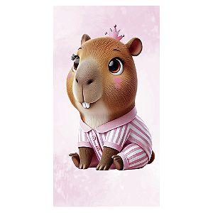 Capa Mini Faixa Lateral Sublimado - Capivara