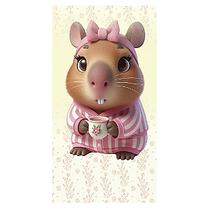 Capa Mini Faixa Lateral Sublimado - Capivara