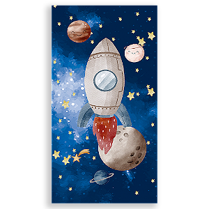 Capa Mini Faixa Lateral Sublimado - Astronauta