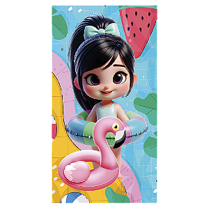 Capa Mini Faixa Lateral Sublimado - Pool Party