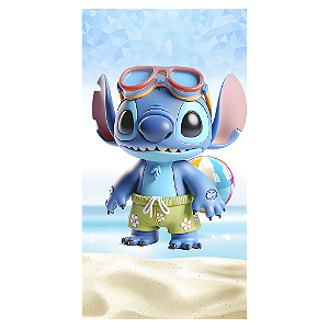 Capa Mini Faixa Lateral Sublimado - Stitch Pool Party