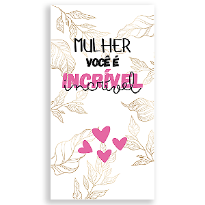 Capa Mini Faixa Lateral Sublimado - Dia da Mulher