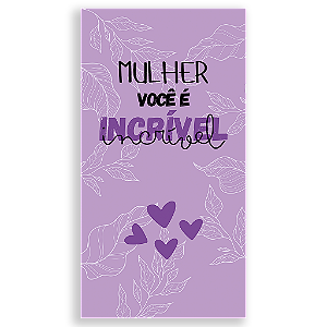 Capa Mini Faixa Lateral Sublimado - Dia da Mulher