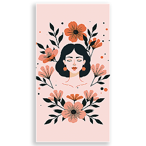 Capa Mini Faixa Lateral Sublimado - Dia da Mulher