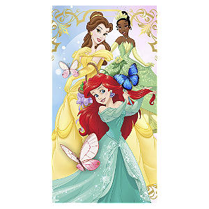 Capa Mini Faixa Lateral Sublimado - Princesas