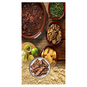 Capa Mini Faixa Lateral Sublimado - Feijoada