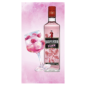 Capa Mini Faixa Lateral Sublimado - Gin Rosa