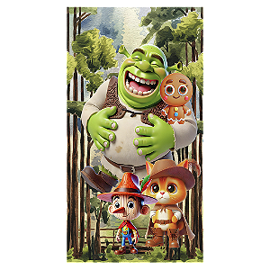 Capa Mini Faixa Lateral Sublimado - Shrek