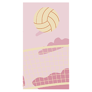 Capa Mini Faixa Lateral Sublimado - Volei