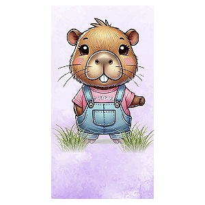 Capa Mini Faixa Lateral Sublimado - Capivara