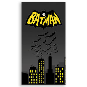 Capa Mini Faixa Lateral Sublimado - Batman