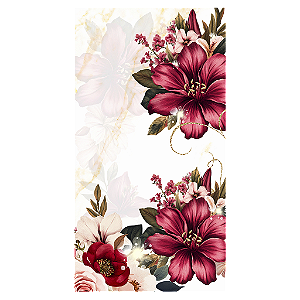 Capa Mini Faixa Lateral Sublimado - Floral
