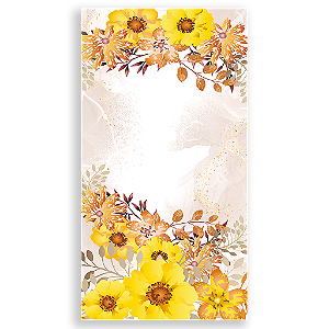 Capa Mini Faixa Lateral Sublimado - Floral