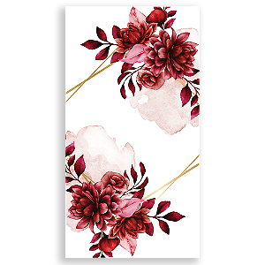 Capa Mini Faixa Lateral Sublimado - Floral