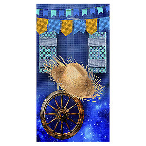 Capa Mini Faixa Lateral Sublimado - Festa Junina