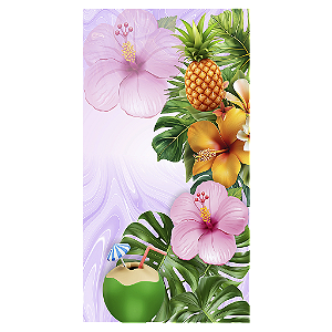 Capa Mini Faixa Lateral Sublimado - Tropical Floral