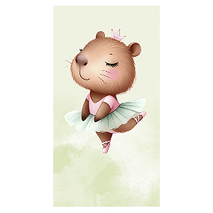 Capa Mini Faixa Lateral Sublimado - Capivara