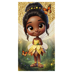 Capa Mini Faixa Lateral Sublimado - Sininho Tinkerbell