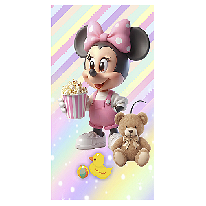 Capa Mini Faixa Lateral Sublimado - Turma Do Mickey E Minnie