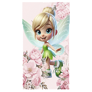 Capa Mini Faixa Lateral Sublimado - Sininho Tinkerbell