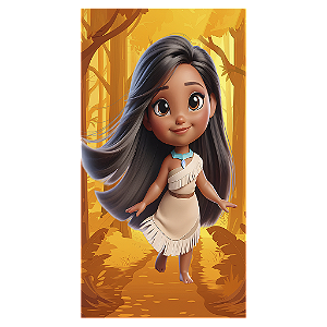 Capa Mini Faixa Lateral Sublimado - Pocahontas