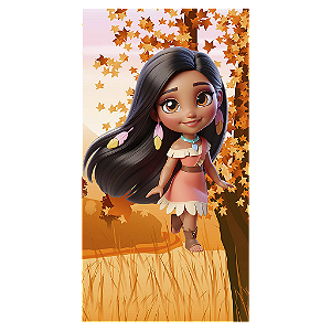 Capa Mini Faixa Lateral Sublimado - Pocahontas