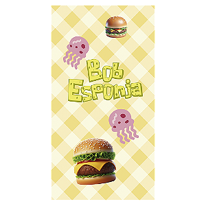 Capa Mini Faixa Lateral Sublimado - Bob Esponja