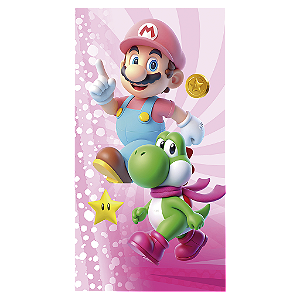 Capa Mini Faixa Lateral Sublimado - Princesa Peach Super Mario