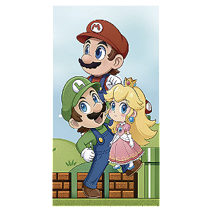 Capa Mini Faixa Lateral Sublimado - Super Mario