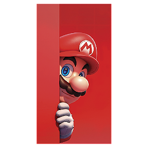 Capa Mini Faixa Lateral Sublimado - Super Mario e Luigi