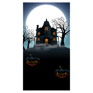 Capa Mini Faixa Lateral Sublimado - Halloween