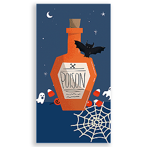 Capa Mini Faixa Lateral Sublimado - Dia das Bruxas Halloween