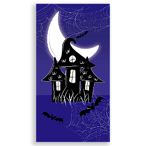 Capa Mini Faixa Lateral Sublimado - Dia das Bruxas Halloween
