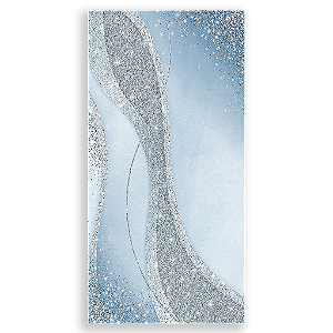 Capa Mini Faixa Lateral Sublimado - Glitter Azul