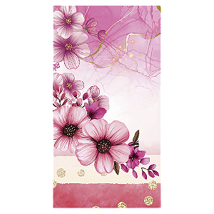 Capa Mini Faixa Lateral Sublimado - Floral