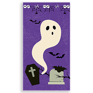 Capa Mini Faixa Lateral Sublimado - Dia das Bruxas Halloween
