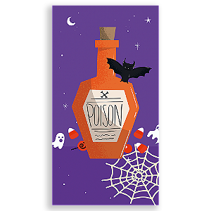 Capa Mini Faixa Lateral Sublimado - Dia das Bruxas Halloween