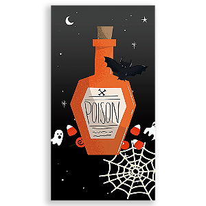 Capa Mini Faixa Lateral Sublimado - Dia das Bruxas Halloween