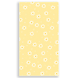 Capa Mini Faixa Lateral Sublimado - Flor Margarida