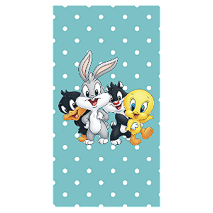 Capa Mini Faixa Lateral Sublimado - Baby Looney Tunes