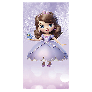 Capa Mini Faixa Lateral Sublimado - Princesa Sofia